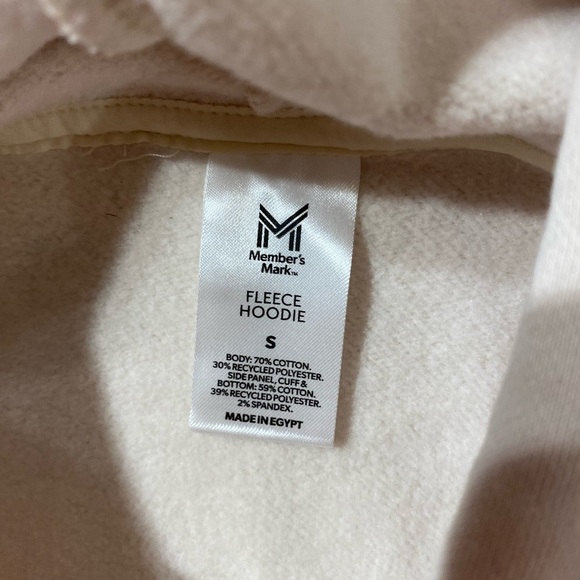 Member’s Mark Cream Fleece Hoodie Small (EF) - Picture 9 of 15